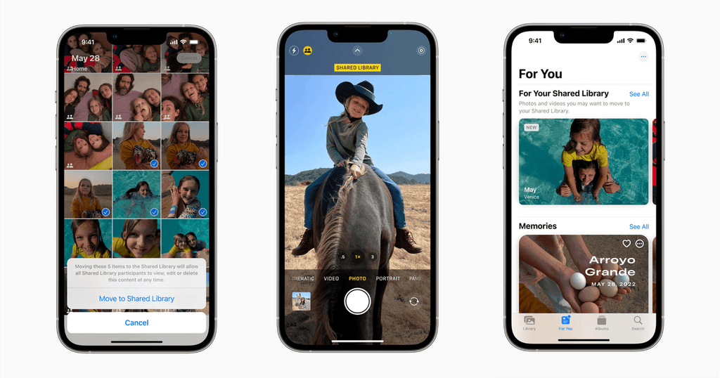 iCloud Shared Photo Library on iPhone