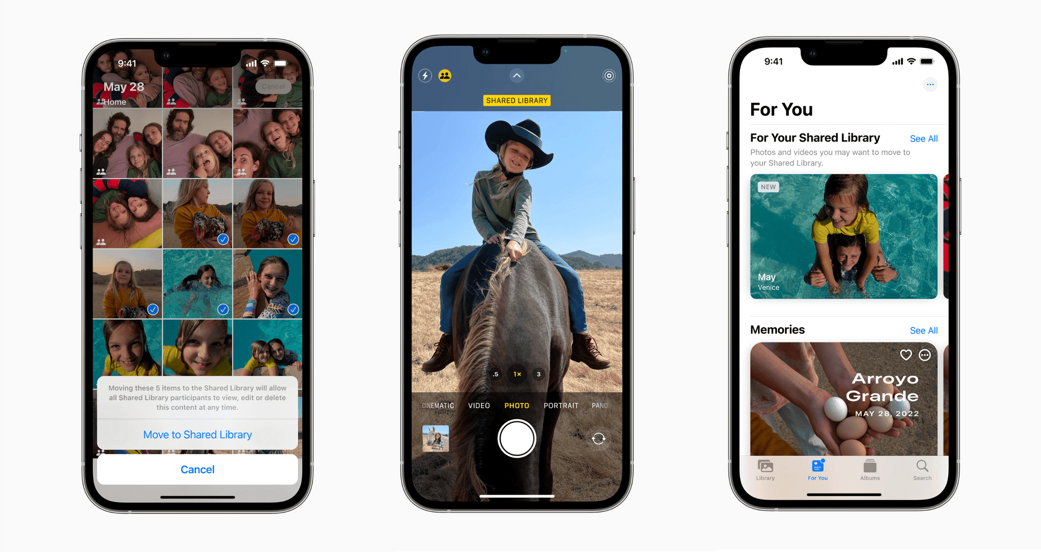 iCloud Shared Photo Library on iPhone