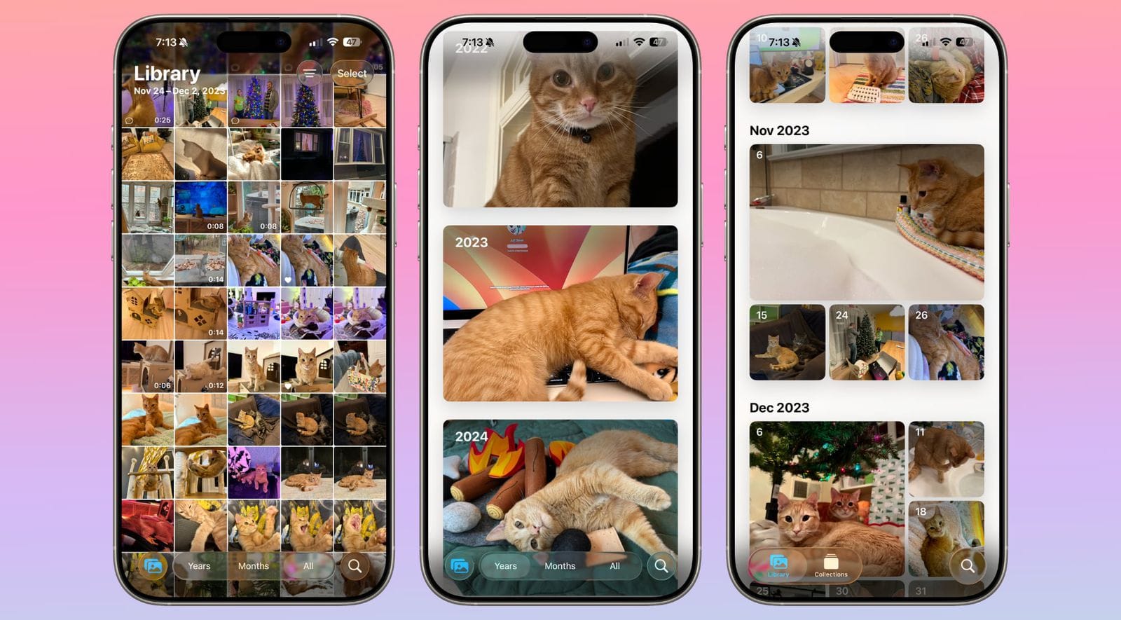 スクリーンショット、重複、関連のない写真でごちゃごちゃのカメラロール