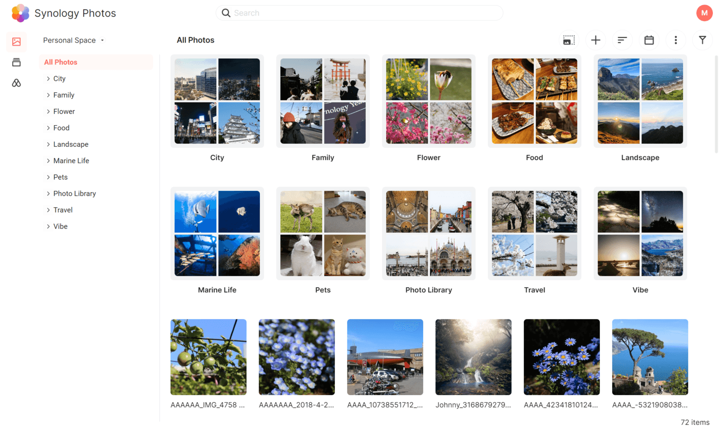 Synology Photos on a NAS